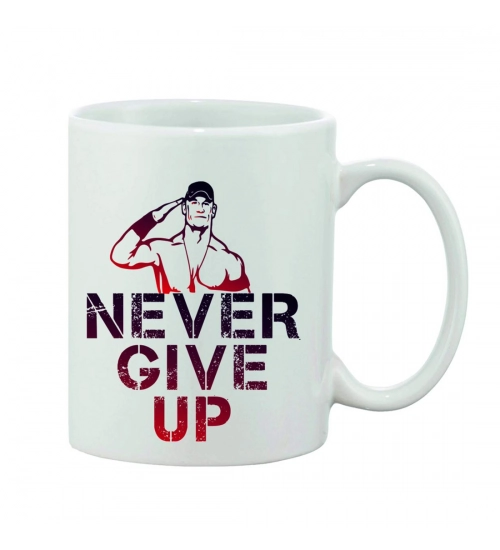 Printed Ceramic Coffee Mug - 1 Pieces, White, 11oz