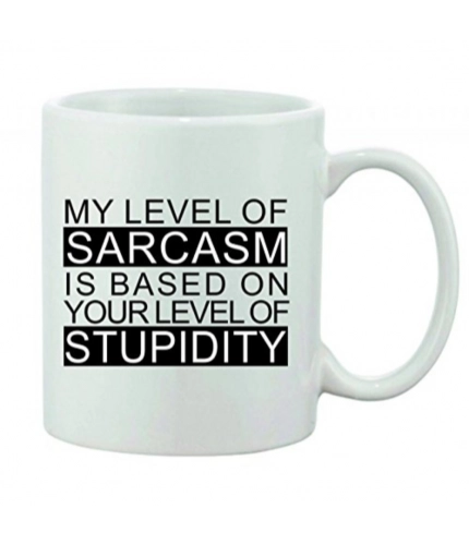 Printed Ceramic Coffee Mug - 1 Pieces, White, 11oz Printed Ceramic Coffee Mug - 1 Pieces, White, 11oz