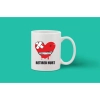 Printed Ceramic Coffee Mug - 1 Pieces, White, 11oz