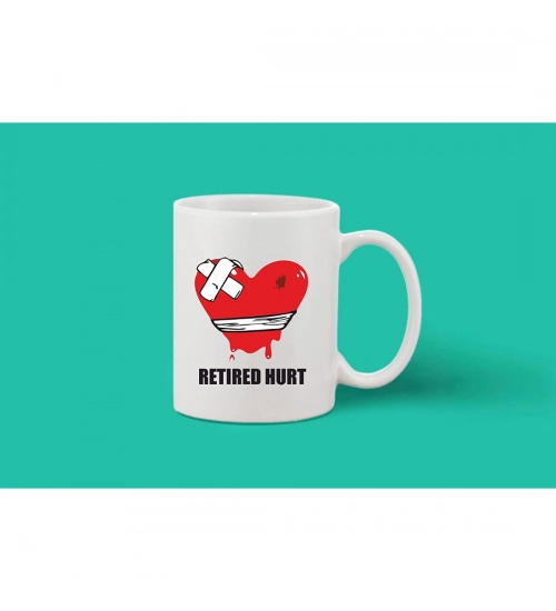 Printed Ceramic Coffee Mug - 1 Pieces, White, 11oz