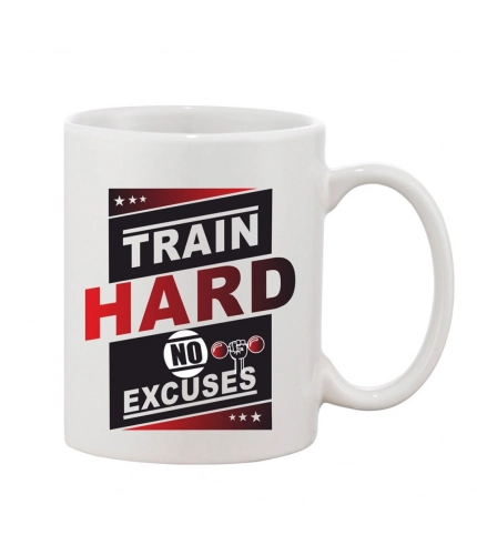 Printed Ceramic Coffee Mug - 1 Pieces, White, 11oz