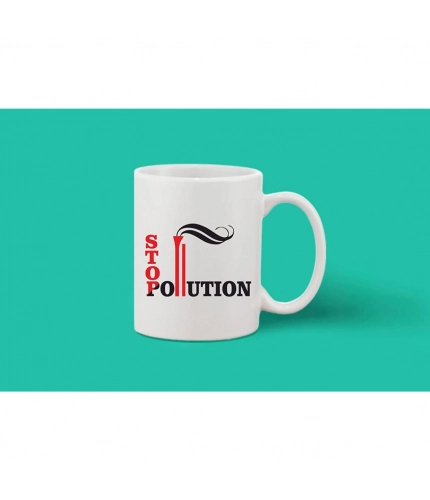 Printed Ceramic Coffee Mug - 1 Pieces, White, 11oz Printed Ceramic Coffee Mug - 1 Pieces, White, 11oz