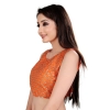 Dropship Women's Satin Silk, Inner-Cotton Full Stitched Padded Blouse (Keri Fenta)