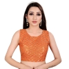 Dropship Women's Satin Silk, Inner-Cotton Full Stitched Padded Blouse (Keri Fenta)