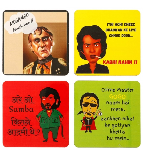 Wooden Coasters for Tea Coffee (Set of 4)