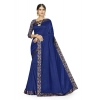 Women's Silk Blend Saree (Neavy blue, 5-6mtrs) Women's Silk Blend Saree (Neavy blue, 5-6mtrs)