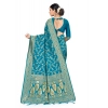 Women's Banarasi Silk Saree (Sky blue, 5-6mtrs) Women's Banarasi Silk Saree (Sky blue, 5-6mtrs)