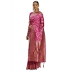Women's Banarasi Silk Saree (Pink, 5-6mtrs) Women's Banarasi Silk Saree (Pink, 5-6mtrs)
