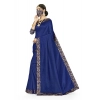 Women's Silk Blend Saree (Neavy blue, 5-6mtrs) Women's Silk Blend Saree (Neavy blue, 5-6mtrs)