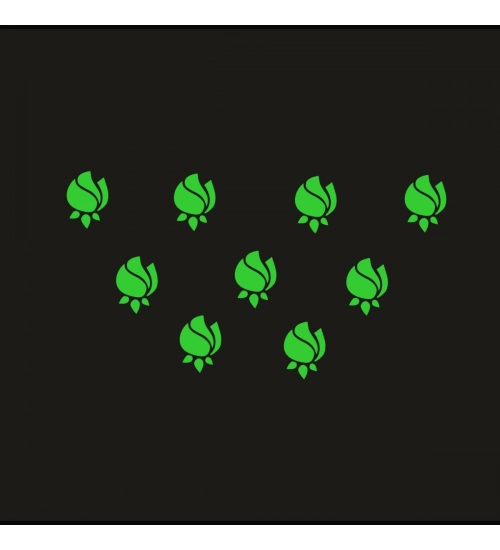 Green Radium Wall Sticker