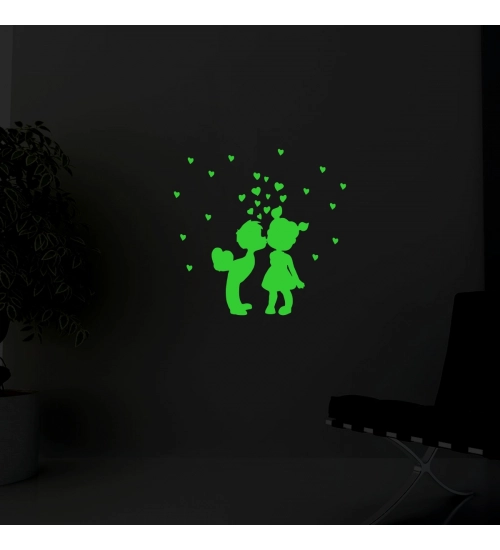 Green Galaxy Of Stars Radium Wall Sticker