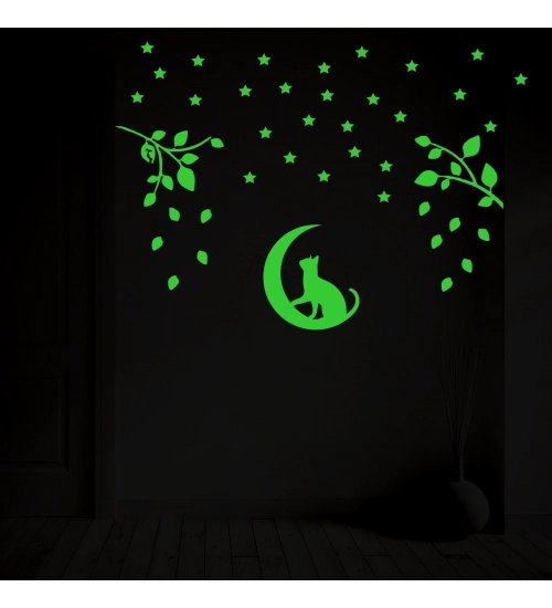 Green Decorative Radium Wall Sticker