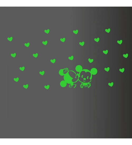 Green Kids Room Decor Radium Wall Sticker