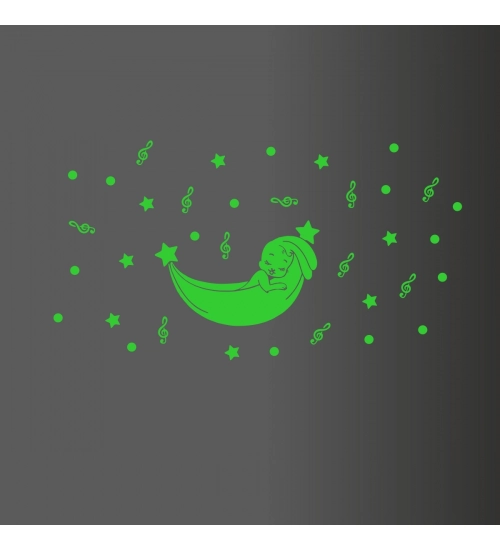 Green Kids Room Decor Radium Wall Sticker