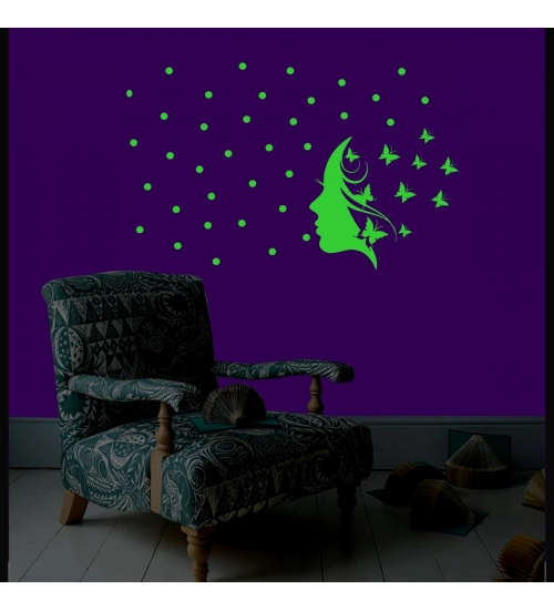 Green Radium Sticker Wall Sticker