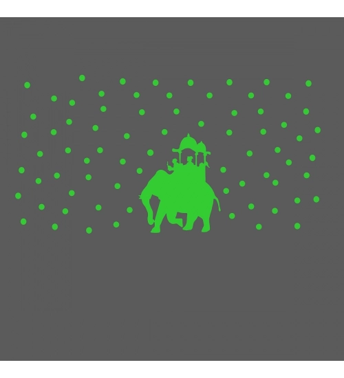 Green Kids Room Decor Radium Wall Sticker