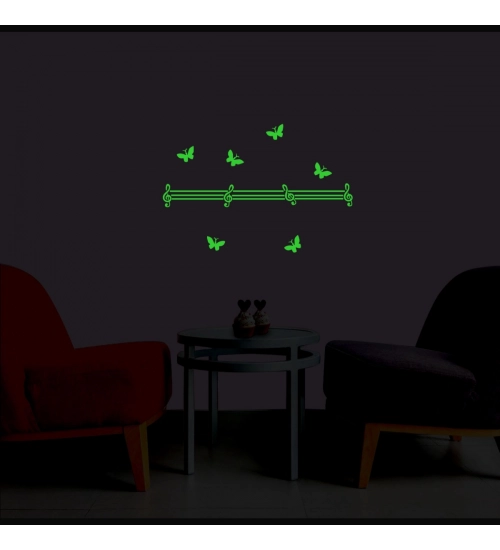 Green Radium Wall Sticker