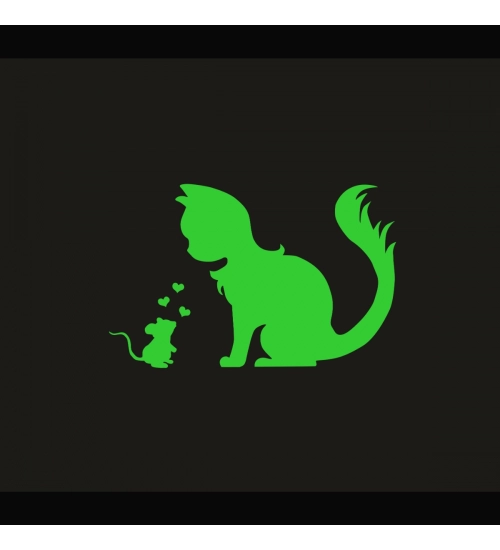 Green Decorative Radium Wall Sticker