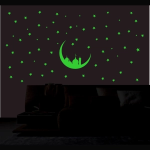 Generic Green Decorative Radium Wall Sticker
