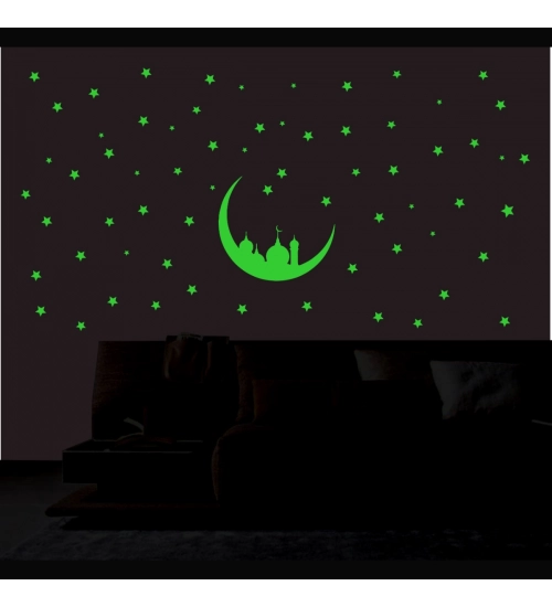 Green Decorative Radium Wall Sticker