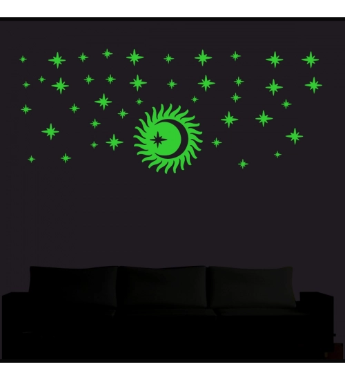 Green Decorative Radium Wall Sticker