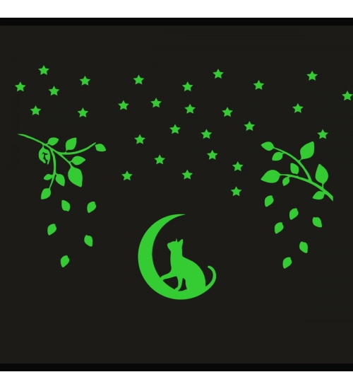 Green Decorative Radium Wall Sticker