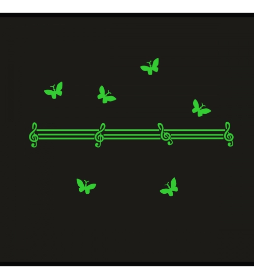 Green Radium Wall Sticker