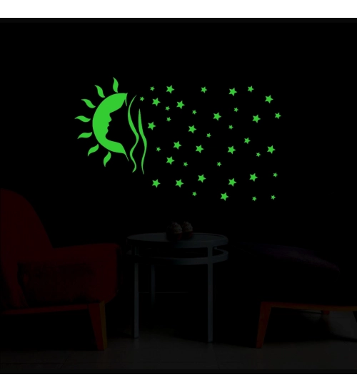 Green Decorative Radium Wall Sticker