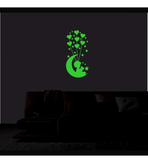 Green Decorative Radium Wall Sticker