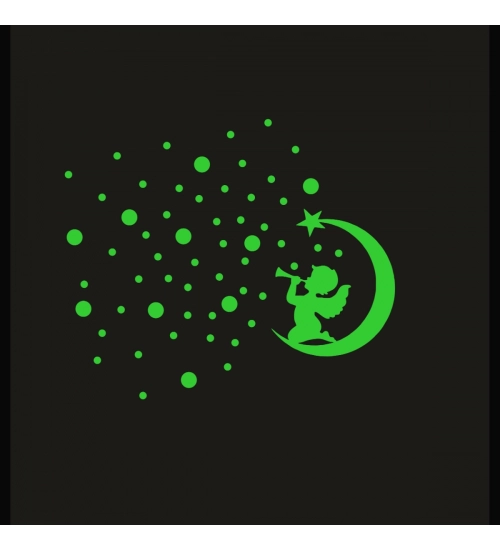 Green Decorative Radium Wall Sticker