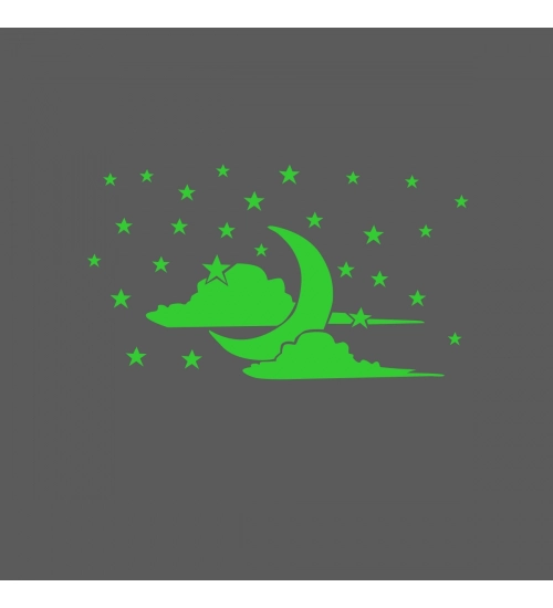 Green Kids Room Decor Radium Wall Sticker