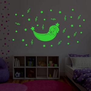 Generic Green Kids Room Decor Radium Wall Sticker
