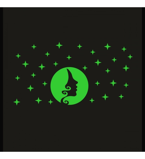 Green Radium Sticke Wall Sticker