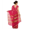 Women's Kota Doria Cotton Saree With Blouse (Rani,6-3 Mtrs) Women's Kota Doria Cotton Saree With Blouse (Rani,6-3 Mtrs)