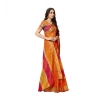 Women's Kota Doria Cotton Saree With Blouse (Orange,6-3 Mtrs) Women's Kota Doria Cotton Saree With Blouse (Orange,6-3 Mtrs)