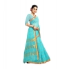 Women's Kota Doria Cotton Saree With Blouse (Sky Blue,6-3 Mtrs) Women's Kota Doria Cotton Saree With Blouse (Sky Blue,6-3 Mtrs)