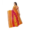 Women's Kota Doria Cotton Saree With Blouse (Orange,6-3 Mtrs) Women's Kota Doria Cotton Saree With Blouse (Orange,6-3 Mtrs)