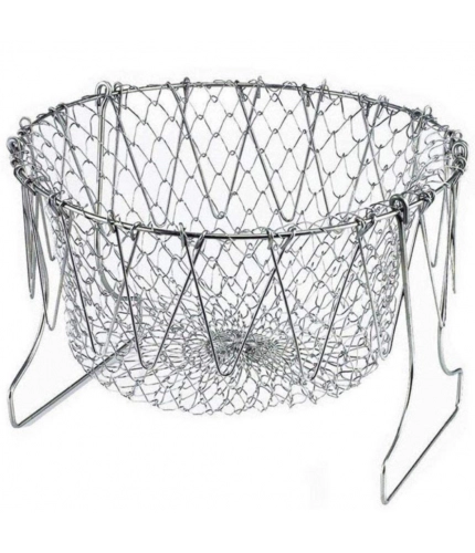 Foldable Strainer Chef Basket (Color: Assorted)