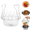 Dropship Foldable Strainer Chef Basket (Color: Assorted)