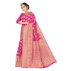 Women's Banarasi Silk Saree (Pink,5-6 Mtrs) Women's Banarasi Silk Saree (Pink,5-6 Mtrs)