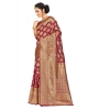 Women's Banarasi Silk Saree (Maroon,5-6 Mtrs) Women's Banarasi Silk Saree (Maroon,5-6 Mtrs)
