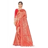 Women's Banarasi Silk Saree (Peach,5-6 Mtrs) Women's Banarasi Silk Saree (Peach,5-6 Mtrs)