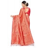 Women's Banarasi Silk Saree (Peach,5-6 Mtrs) Women's Banarasi Silk Saree (Peach,5-6 Mtrs)