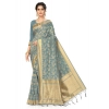 Women's Banarasi (Spun Cotton) Saree (Grey,5-6 Mtrs) Women's Banarasi (Spun Cotton) Saree (Grey,5-6 Mtrs)
