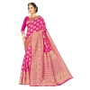Women's Banarasi Silk Saree (Pink,5-6 Mtrs) Women's Banarasi Silk Saree (Pink,5-6 Mtrs)