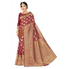 Women's Banarasi Silk Saree (Maroon,5-6 Mtrs) Women's Banarasi Silk Saree (Maroon,5-6 Mtrs)