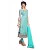 Women's Chanderi Unstitched Salwar Suit-Material With Dupatta (Light Sea Green,2.3 Mtrs) Women's Chanderi Unstitched Salwar Suit-Material With Dupatta (Light Sea Green,2.3 Mtrs)