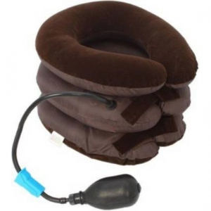 Generic Neck Pillow Three Layers Tractor Massager Excerciser For Cervical Spine Neck Back Shoulder Pain (Color: Assorted)