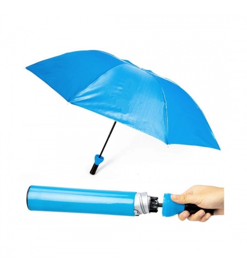 Bottle Umbrella Double Layer Folding Portable With Bottle Cover (Color: Assorted)