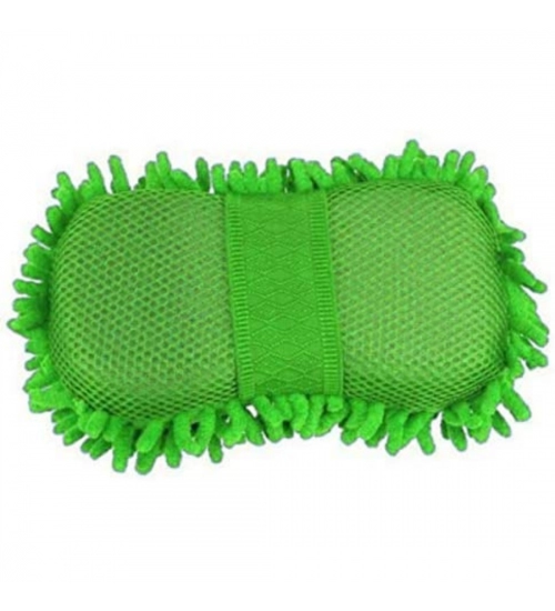 Multipurpose Microfibre Wash Dry Cleaning Sponge (Color: Assorted)